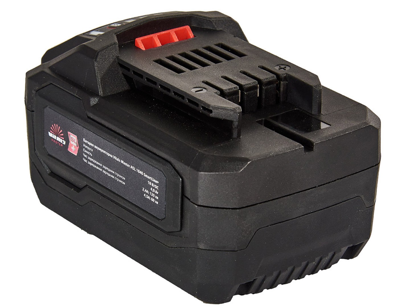 Акумулятор для електроінструментів VITALS Master ASL 1840 SmartLine+ — фото 3
